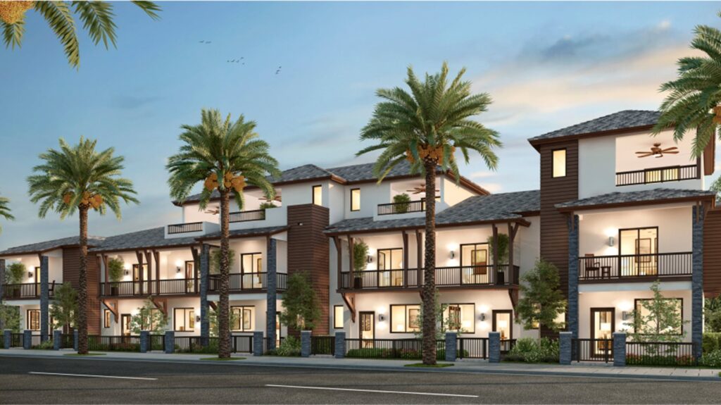 Urbana townhomes at Downtown Doral